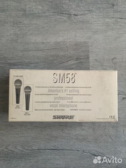 Микрофон shure sm58