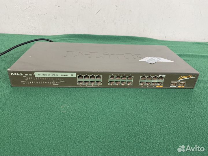 Коммутатор D-Link DGS-1224T,24 порта,1 Гбит/с