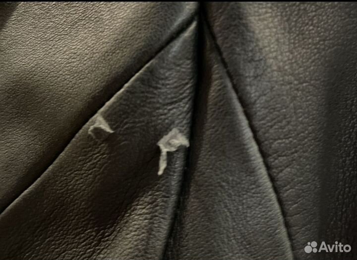 Куртка кожаная женская massimo dutti p M