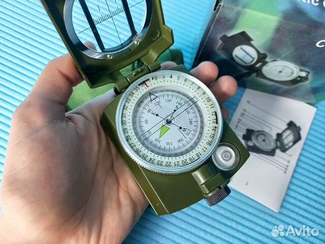 Компас армейский в чехле Lensatic Compass