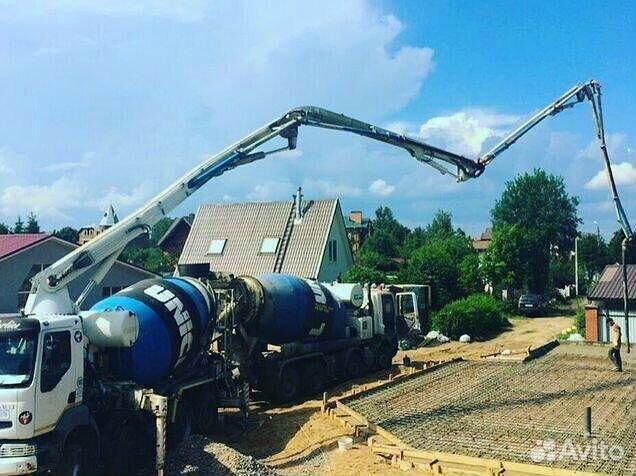 Бетон подача лентой