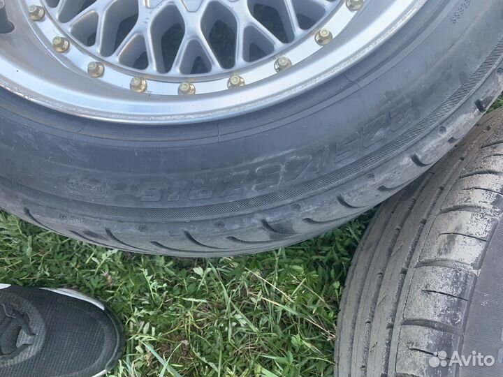 Литые диски BBS RS Silver R16 и резина