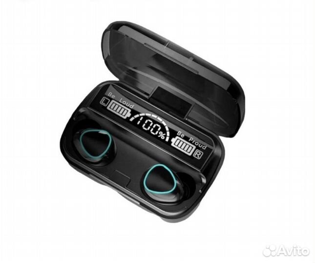 Блютуз наушники с Powerbank, новые