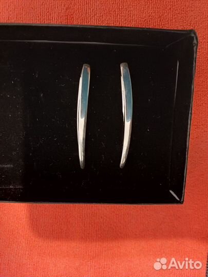 Серьги серебро