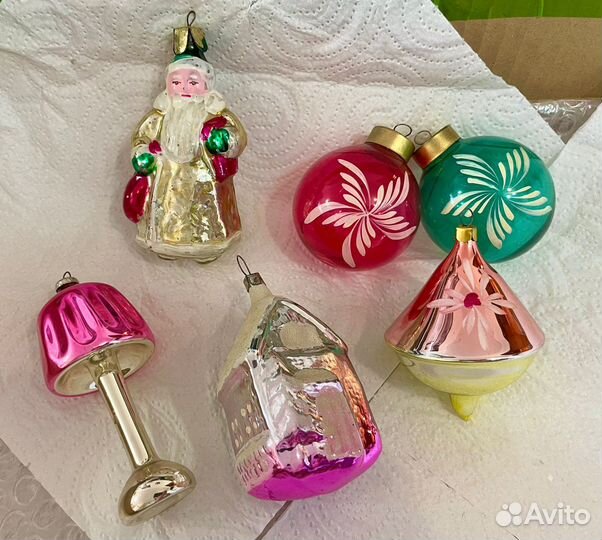 Елочные игрушки СССР