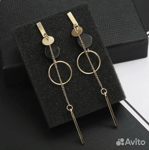 Новые сережки кружочки