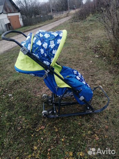 Коляска санки