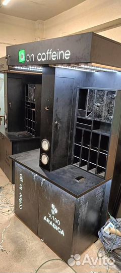 Стойка для кофейни самообслуживания от Акима
