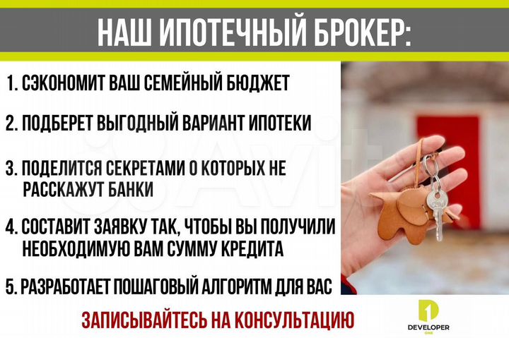 Таунхаус 108 м² на участке 2 сот.