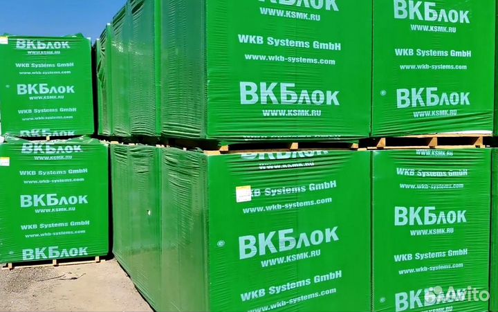 Газоблок 400х250х621