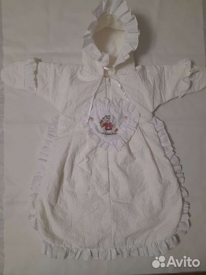 Конверт на выписку,кокон для сна,для крещения