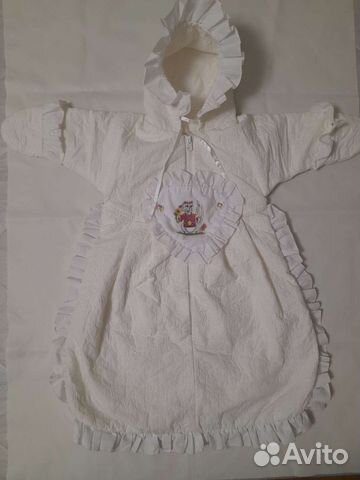 Конверт на выписку,кокон для сна,для крещения