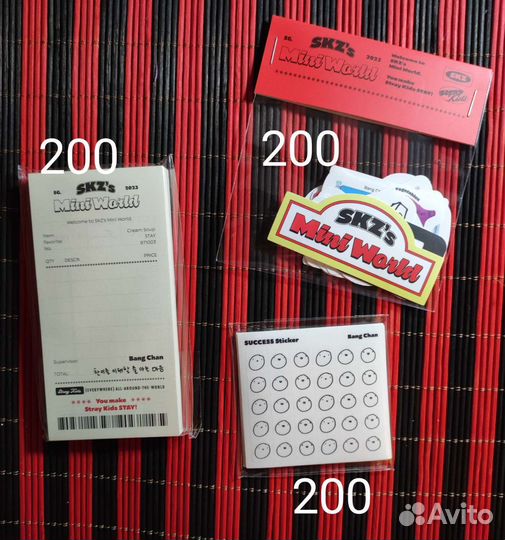 Стикеры и листы для заметок stray kids гритинг