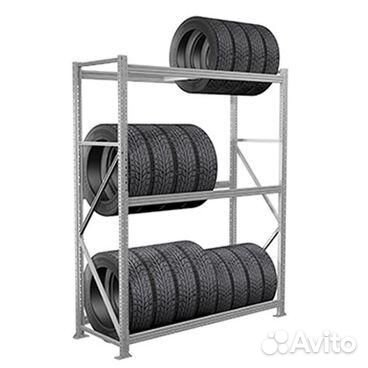 Стеллаж для хранения шин колес