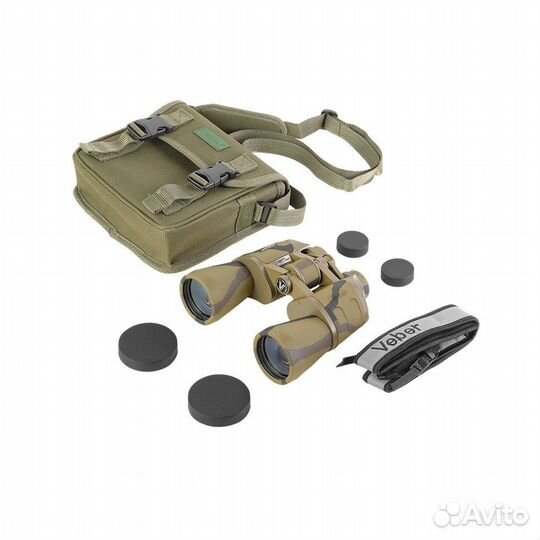 Бинокль Veber Classic бпц 20x50 VR камуфлированный