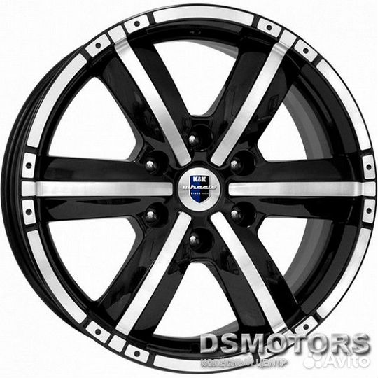 Диски Окинава 7.5/17 6x114.3 ET30 d66.1 алмаз чёрн