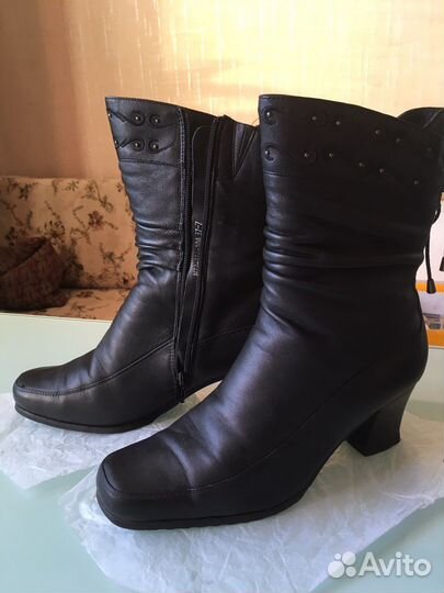 Сапоги женские зимние натуральная кожа