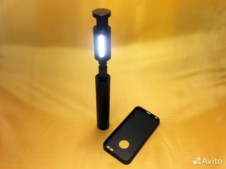 Селфи монопод Huawei CF33 подсвет Bluetooth черный