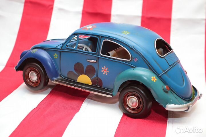 Модель автомобиля Beatle ручная работа металл