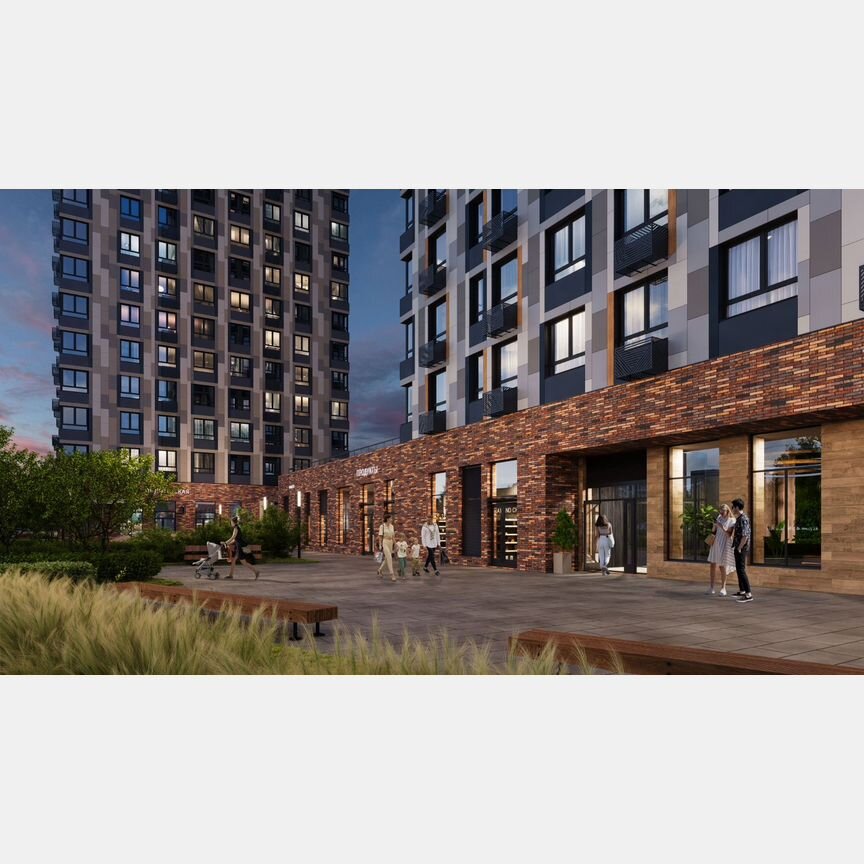 2-к. квартира, 55,4 м², 28/29 эт.