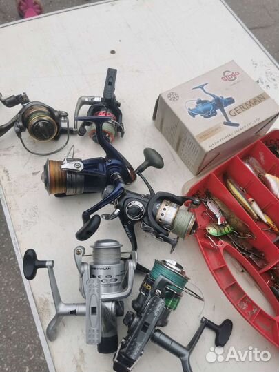 Катушка рыболовная и воблеры