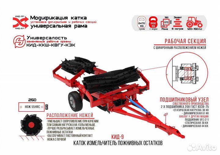 Каток Агромаш КИД-6, 2023