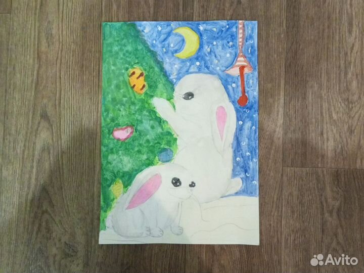 Акварельные рисунки