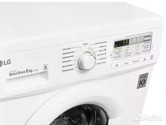 Стиральная машина LG E10B8ND загрузка 6 кг