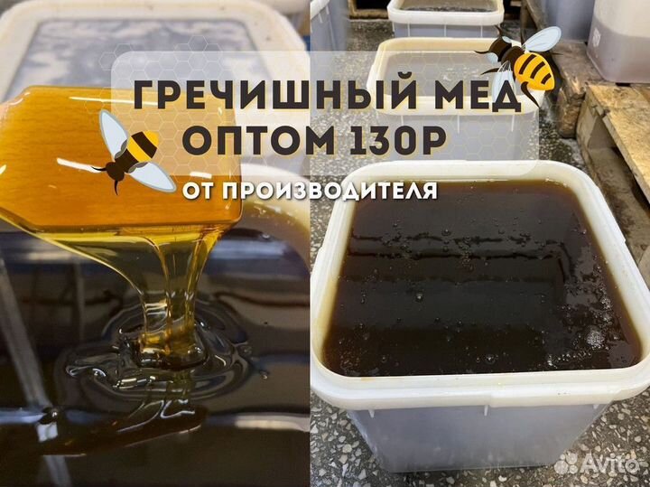 Мед гречишный свежая качка оптом