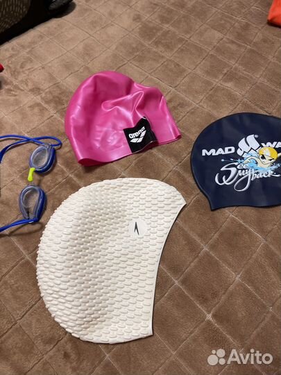 Шапочка для плавания arena speedo mad wave