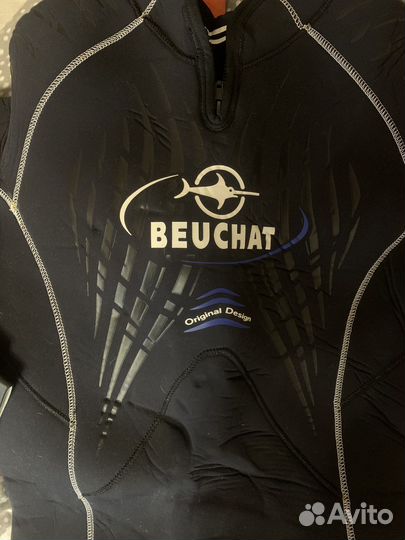 Мокрый гидрокостюм beuchat 7 mm,размер 4EUR-US 7