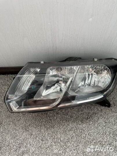 Фара левая renault logan