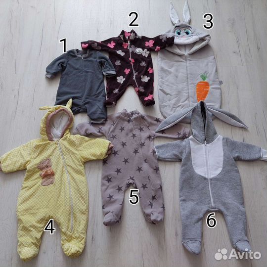 Детские вещи, чепчкики, носочки (52,56,62,68р-р)