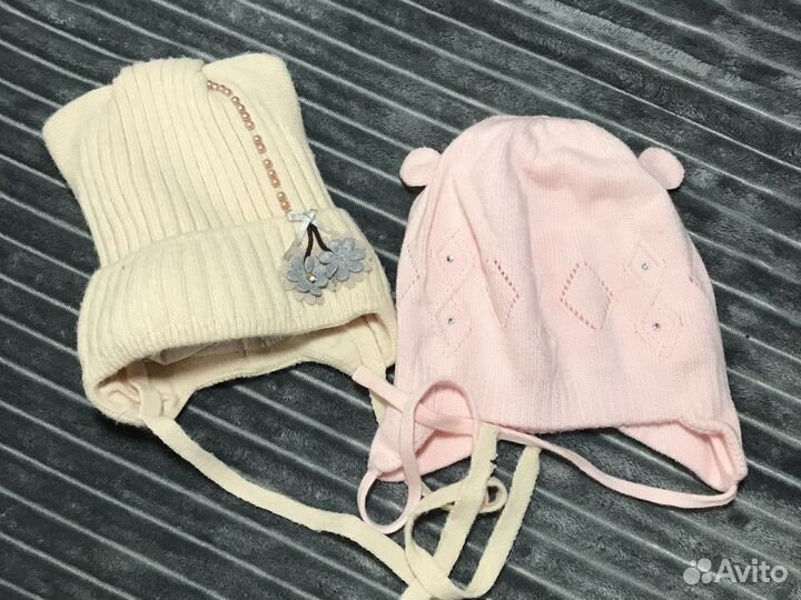 Шапки, чепчики, панамы на девочку
