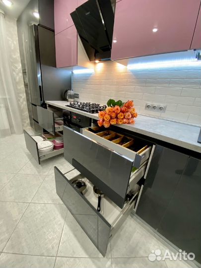 Прямая кухня на заказ. Фабрика в Челябинске