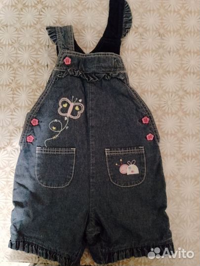 Джинсовый комбинезон детский