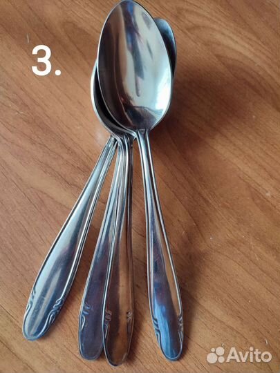 Ложки столовые нержавейка и алюминий СССР