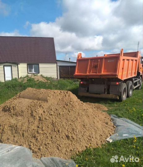 Песок щебень доставка