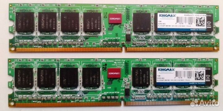 Оперативная память Kingmax DDR2 800 2x1 Гб
