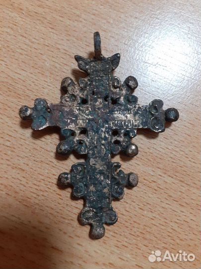 Крест Штурвал нательный