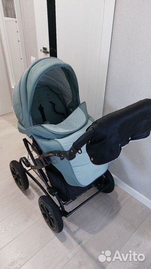 Коляска 2 в 1 indigo 18 plus + автолюлька