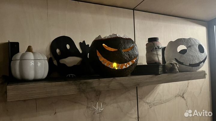 Тыква на хэллоуин декоративная