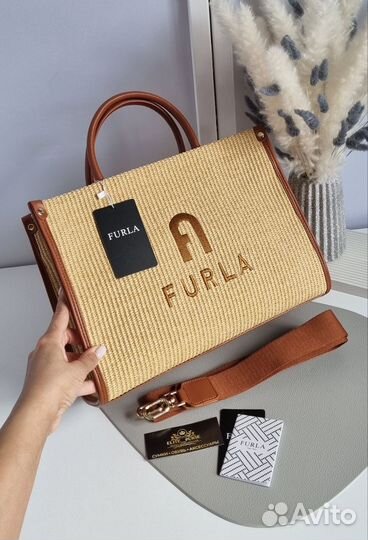Сумка Furla плетёная