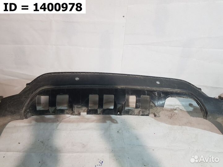 Спойлер заднего бампера Kia Rio