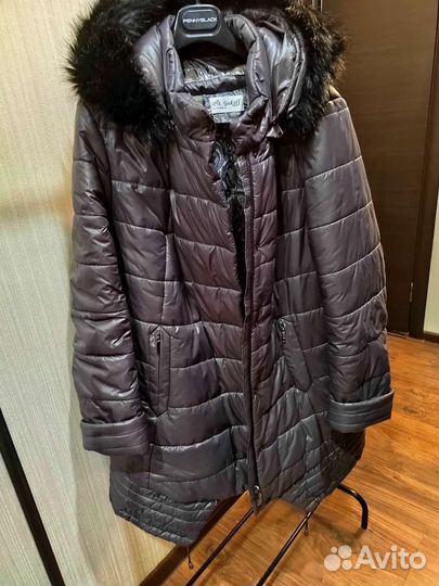 Пальто зимнее, р 58