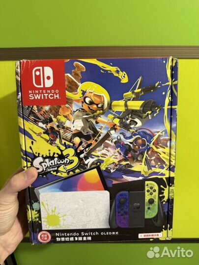 Nintendo switch oled splatoon 3 edition