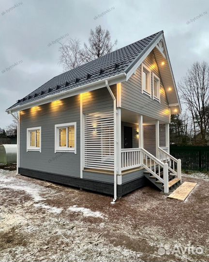 Качественные каркасные дома под ключ и без отделки