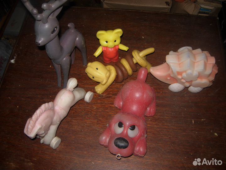 Игрушки Каталки Разные (СССР, пластик)