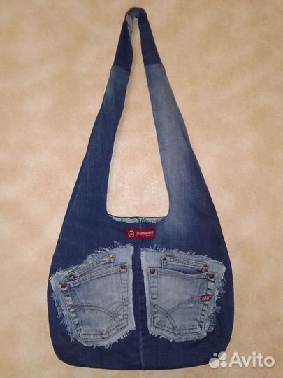 Сумка джинсовая