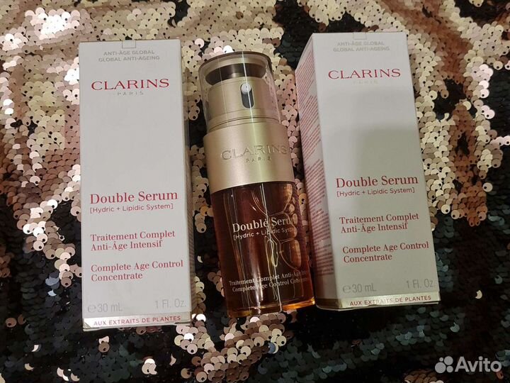 Clarins Double Serum омолаживающая сыворотка